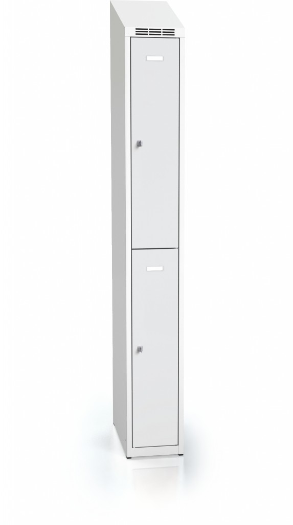  Divided cloakroom locker ALDOP with sloping top 1995 x 250 x 500